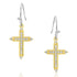 ER6318 Montana Silversmiths Dorado Cross Earrings