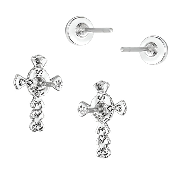 ER6319 Montana Silversmiths Unbroken Faith Earring Set