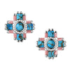 ER6323 Montana Silversmiths Turquoise Blush Earrings