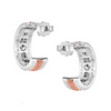 ER6446 Montana Silversmiths High Prairie Hoop Earrings