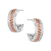 ER6446 Montana Silversmiths High Prairie Hoop Earrings