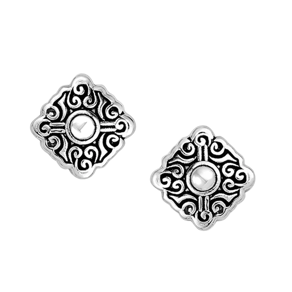 ER6544 Montana Silversmiths Ridgeline Antiqued Earrings