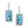 ER6550 Montana Silversmiths Summer Rain Turquoise Earrings