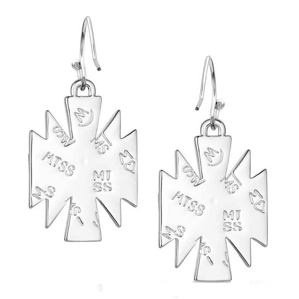 ER6603 Montana Silversmiths Southwestern Sun Turquoise Earrings