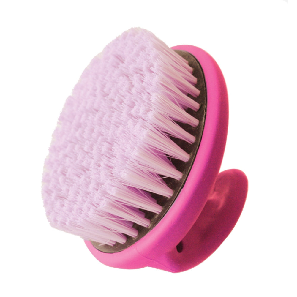 G127-G1-1W Reinsman Soft Grip Small Round Soft Bristle Brush - Pink
