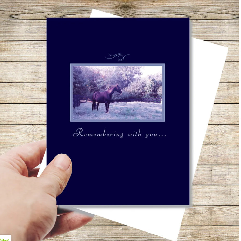 GC2 Remembering with you... Sympathy Card