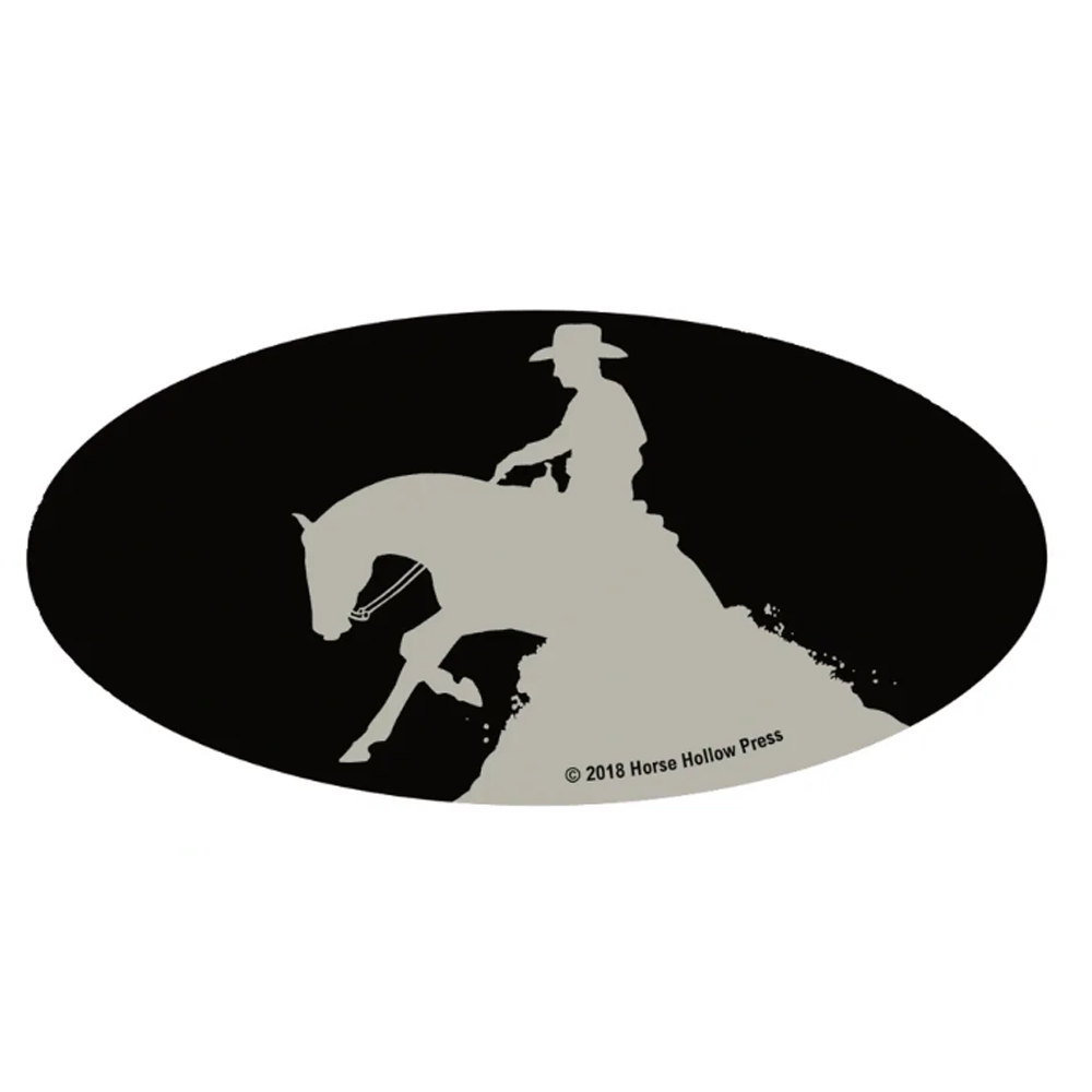 HS REINER Laptop, Cell Phone & Helmet Horse Sticker: Live to Slide.