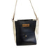 WRS-1020 Wrangler 2 Tone Color Block Shoulder Bag Purse - Black & Off White