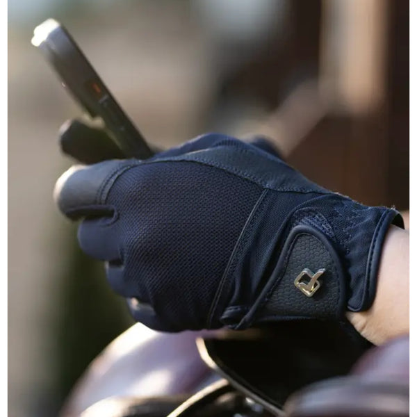 IT03774 LeMieux Pro Mesh Riding Glove - Navy