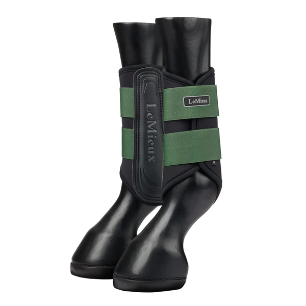 IT04919 LeMieux Grafter Brushing Boots - Hunter Green