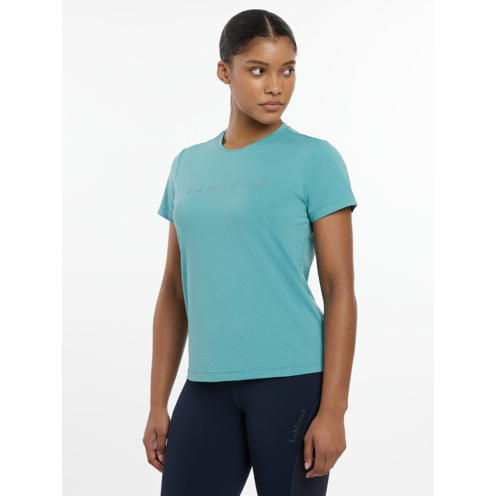 IT06033 LeMieux Women's Sports Short Sleeve T-Shirt - Lagoon