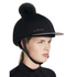 IT06781 LeMieux Classique Pom Hat Silk Helmet Cover - Black