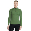 IT06791 LeMieux Women's Long Sleeve Classique Long Sleeve Base Layer - Hunter Green