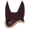 IT06968 LeMieux Loire Satin Fly Veil Hood Lycra Bonnet - Damson