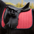 IT07093 LeMieux Suede Square Dressage Pad - Cranberry