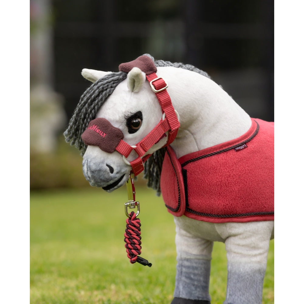 IT07144 LeMieux Toy Pony Vogue Headcollar Halter - Cranberry
