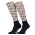 IT07301 LeMieux Adult Footsie Riding Boot Socks - Almond Christmas Robins