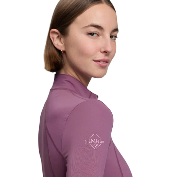IT08217 LeMieux Women's Long Sleeve Classique Long Sleeve Base Layer - Mallow
