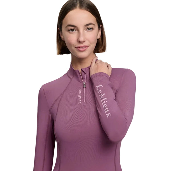IT08217 LeMieux Women's Long Sleeve Classique Long Sleeve Base Layer - Mallow