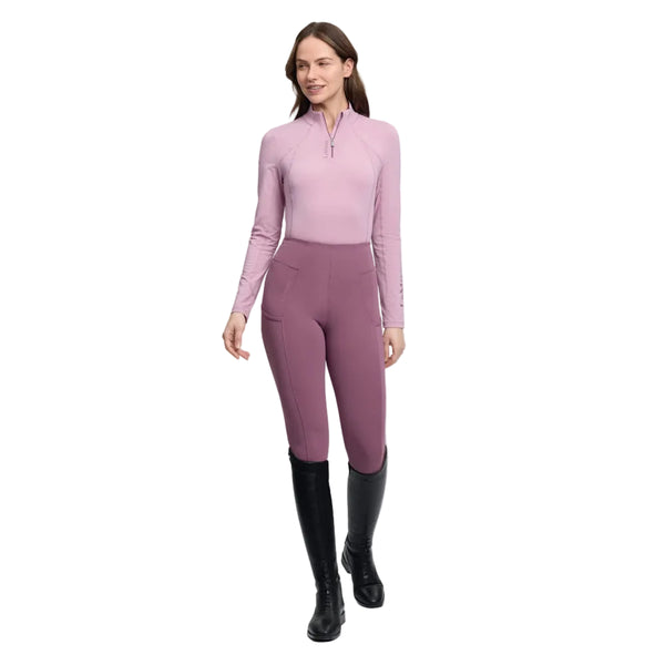 IT08219 LeMieux Women's Long Sleeve Classique Long Sleeve Base Layer - Fondant