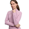 IT08219 LeMieux Women's Long Sleeve Classique Long Sleeve Base Layer - Fondant