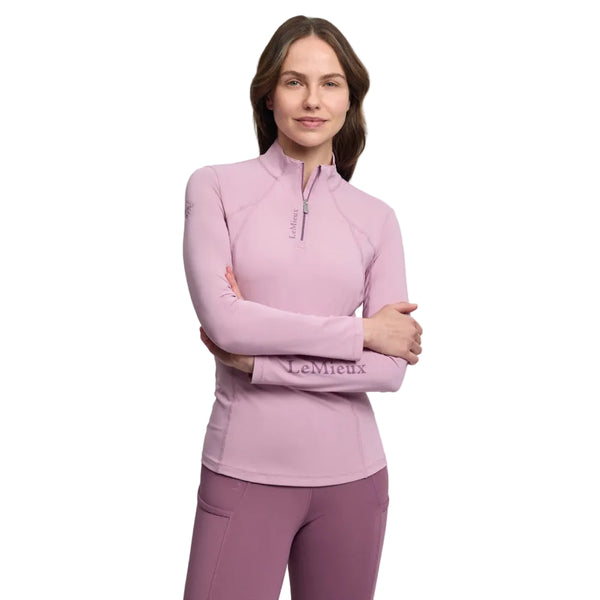 IT08219 LeMieux Women's Long Sleeve Classique Long Sleeve Base Layer - Fondant