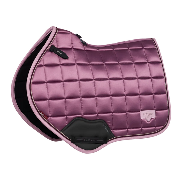 IT08284 LeMieux Loire Classic Satin Close Contact Square English Saddle Pad - Mallow
