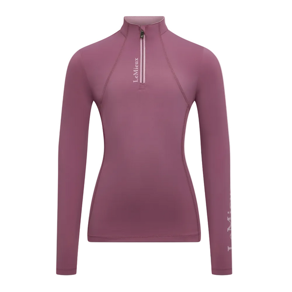 IT08585 LeMieux Young Rider Classique Base Layer Long Sleeve Shirt - Mallow