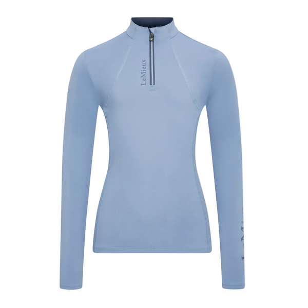 IT08586 LeMieux Young Rider Classique Base Layer Long Sleeve Shirt - Powder Blue