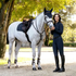 IT08950 LeMieux Brilliance Classic Close Contact Square Saddle Pad - Navy Large