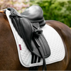 IT08955 LeMieux Brilliance Classic Dressage Square Saddle Pad - White Large