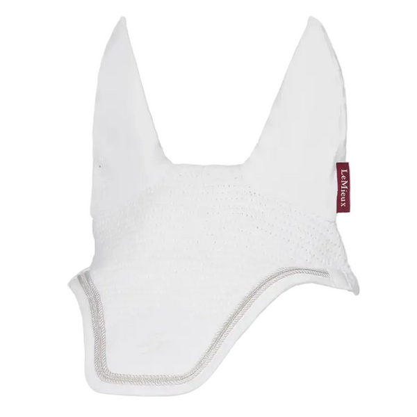 IT08961 LeMieux Brilliance Fly Veil Hood Bonnet - White