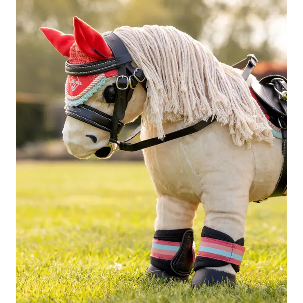 IT09062 LeMieux Harlow Toy Pony Fly Hood - Coral Crush