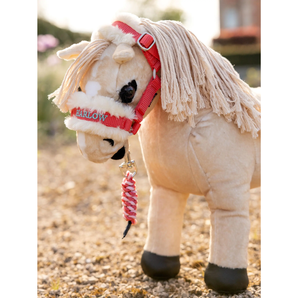 IT09064 LeMieux Harlow Toy Pony Vogue Headcollar Halter - Coral Crush