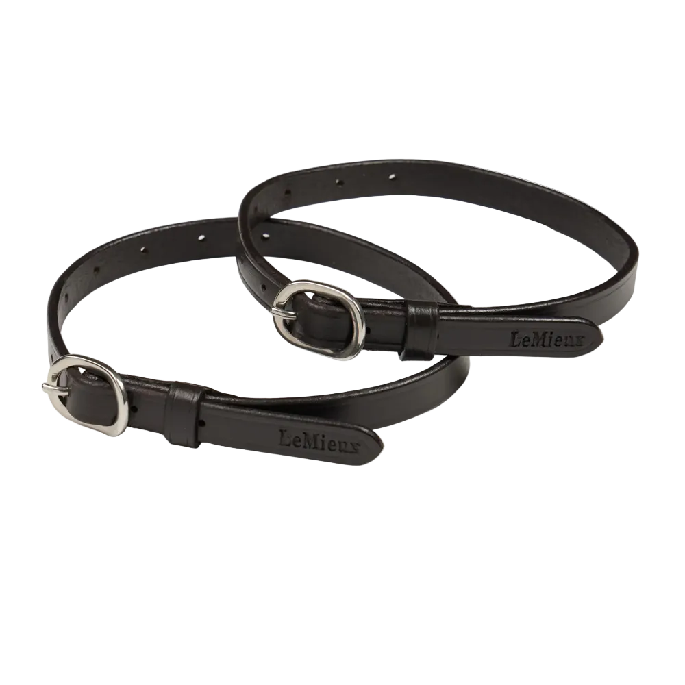 IT090962 Lemieux Leather Spur Strap - Black
