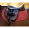 IT09162 LeMieux Close Contact Suede Square English Saddle Pad - Russet Large