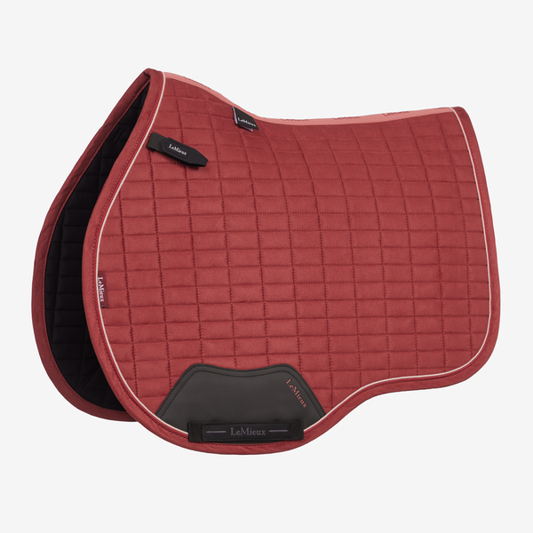 IT09168 LeMieux Suede GP General Purpose Saddle Pad - Russet