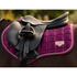 IT09175 LeMieux Loire Classic Satin Close Contact Square English Saddle Pad - Blackberry