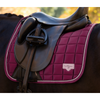 IT09178 LeMieux Loire Classic Satin Dressage Square Saddle Pad - Blackberry