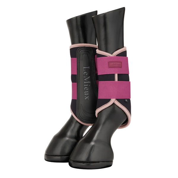 IT09193 LeMieux Air-Tek Grafter Brushing Boots - Blackberry