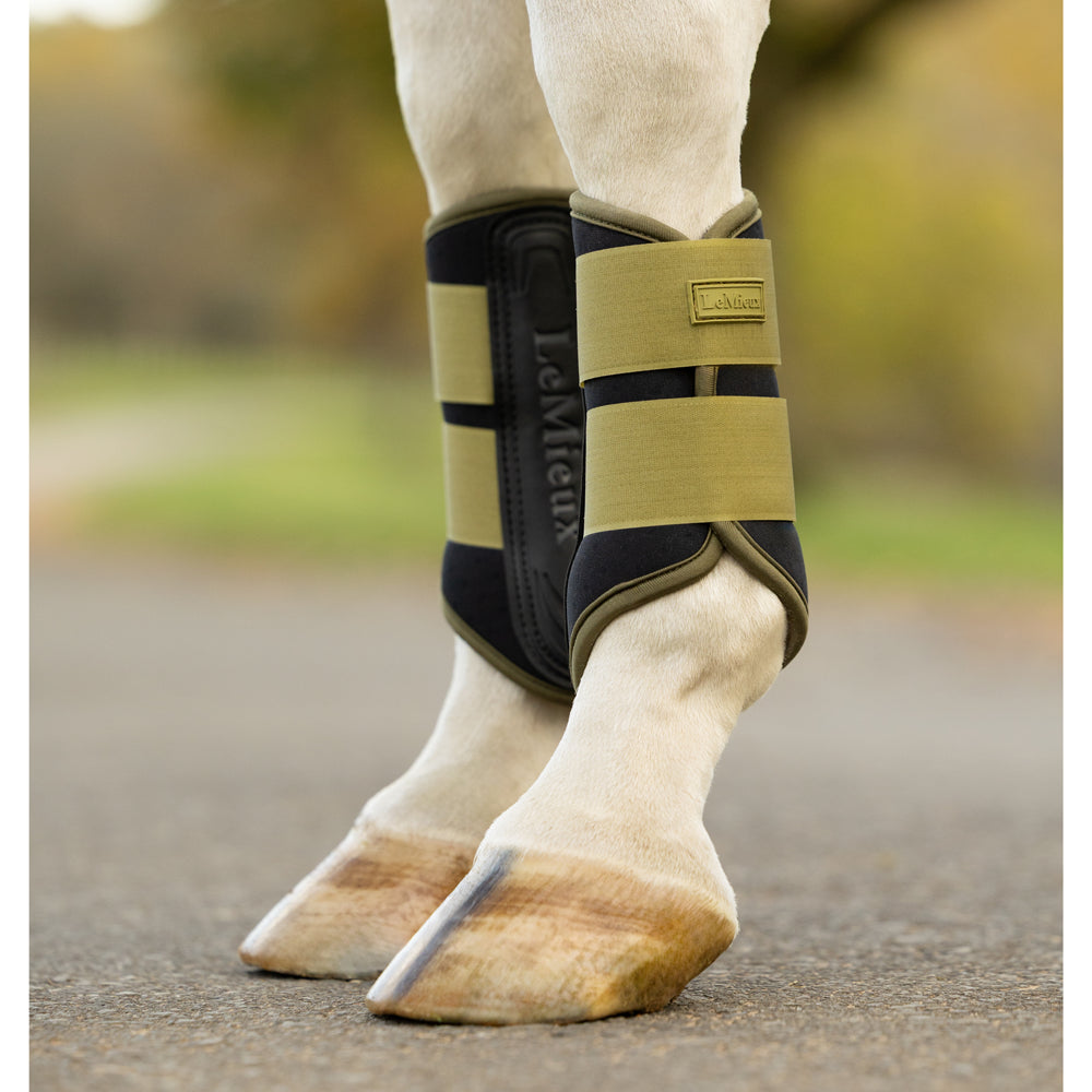 IT09195 LeMieux Air-Tek Grafter Brushing Boots - Gooseberry