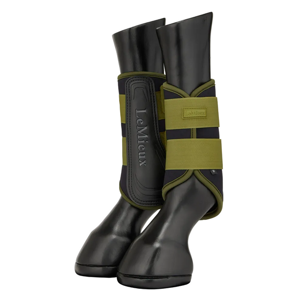 IT09195 LeMieux Air-Tek Grafter Brushing Boots - Gooseberry