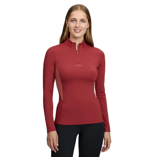 IT09250 LeMieux Women's Classique Long Sleeve Base Layer - Russet