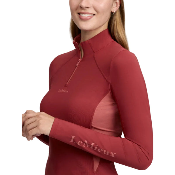 IT09250 LeMieux Women's Classique Long Sleeve Base Layer - Russet