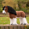 IT09303 LeMieux Toy Pony Mini Plush Pony - Titan Clydesdale