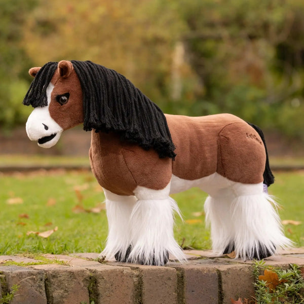 IT09303 LeMieux Toy Pony Mini Plush Pony - Titan Clydesdale