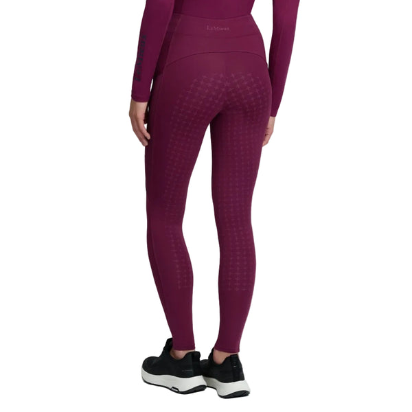 IT09367 LeMieux Women's Naomi Pull On Full Seat Breeches - Blackberry