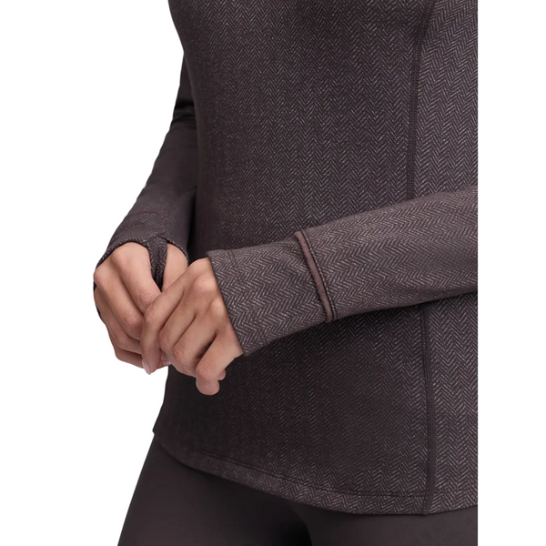 IT09401 LeMieux Women's Heritage Herringbone Base Layer - Cocoa
