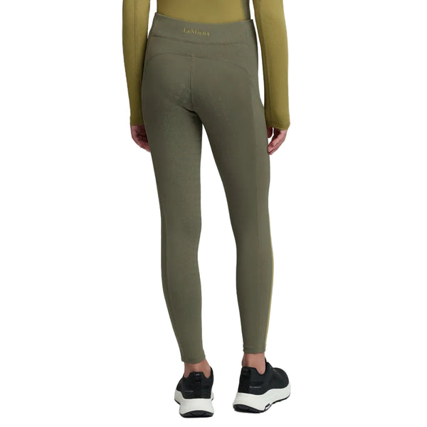 IT09467 LeMieux Young Rider Orla Full Seat Pull On Breeches - Willow Green