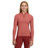 IT09480 LeMieux Young Rider Classique Base Layer Long Sleeve Shirt - Spiced Earth